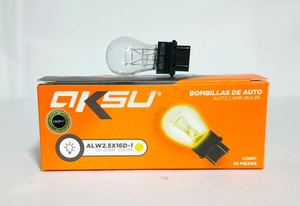 BOMBILLO INCANDESC 3157 AMARILLO PACK10