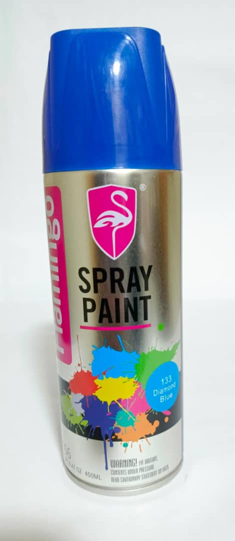  FLAMINGO SPRAY PINTURA AZUL DIAMANTE 