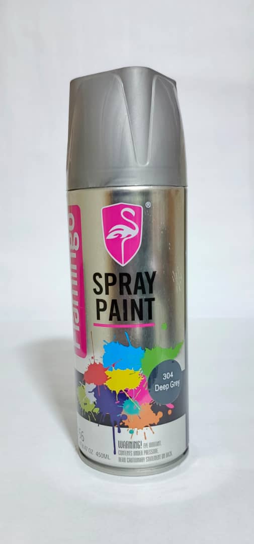 FLAMINGO SPRAY PINTURA GRIS PROFUNDO 450