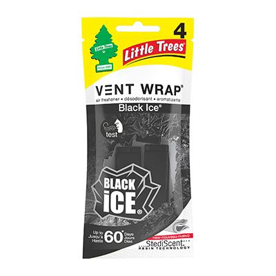 LITTLE TREES VENT WRAP BLACK ICE